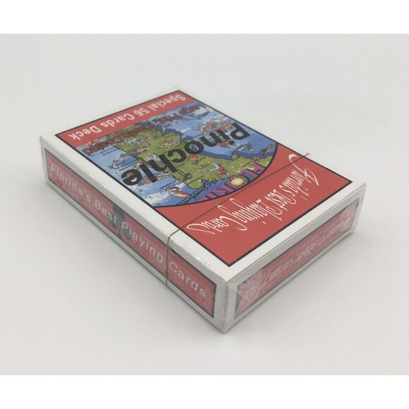 Florida Pinochle Playing Cards Deck Large Print BRAND NEW SEALED - Picture 4 of 4
